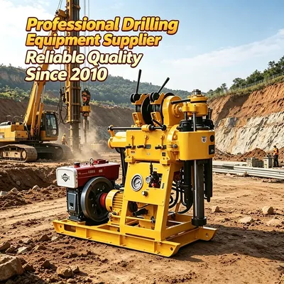 High Efficiency Light Duty Drilling Rig Suitable for Urban and Remote Field Construction Projects
