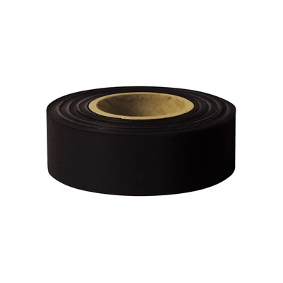 Heavy-Duty 2 Inchx99 Yards 5cm*91m Black PVC Flagging Tape Roll