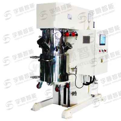 High Viscosity Slurry Vacuum Double Planetary Mixer Machine