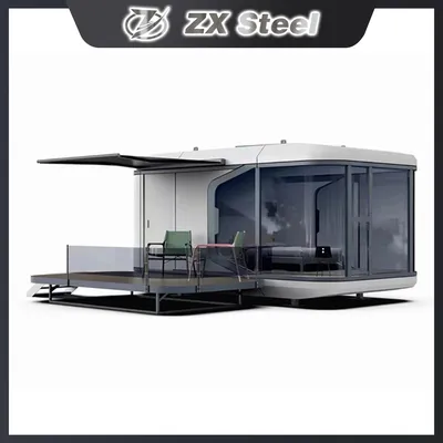 Modern Eco Lodge Vacation Rental Automated Quick Assembly Luxury Frame Portable Capsule House for Ultimate Camping Adventures