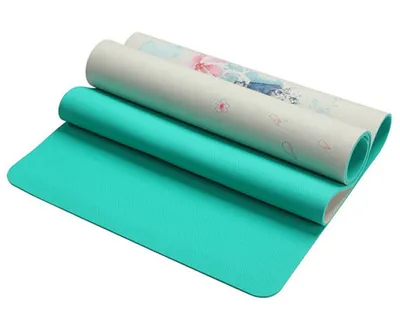 Wholesale Custom Pattern Natural Suede Yoga Mat