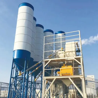 Durable Concrete Mixing Station for Streamlined Warehouse Operations