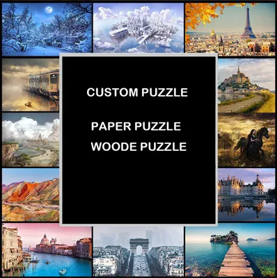 Manufacturers 1000 Pieces 500 Pieces Wooden Puzzle Adult Children Creative Toys Gifts Promotion