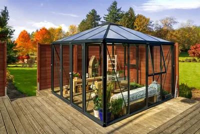 Premium Aluminum Garden Greenhouse with Sturdy Frame Design