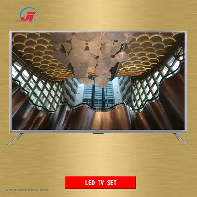 55inch 4K UHD Smart Home TV SKD ATSC Android System Monitor LED Television with Antenna Analog Display Monitor