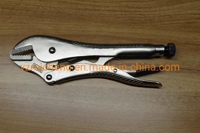 Straight Jaw Locking Pliers Durable Hand Tool Manual "R" Clamp
