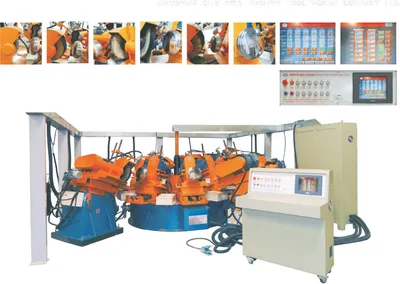 Turntable Multi-Station Automatic Cover Polisher