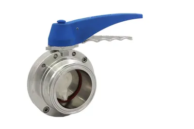 Stainless Steel Manual Sanitary Butterfly Valve for Brewing