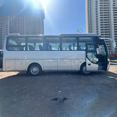 Yu Tong 6808 Model 35-Seat Diesel Coach Bus Chinese Manual Turbo Euro 4 Emission Left-Steering Used Coaster Coach Bus