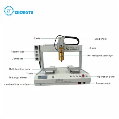Factory High-Precision Intelligent Automatic Glue Dispenser Machine Robot For Hot Melt Glue