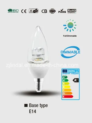 Dimmable LED Crystal Bulb C37-T