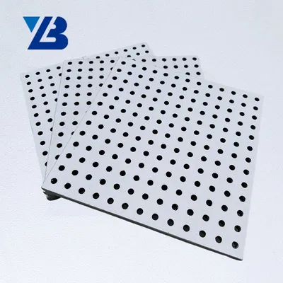 12mm Thickness Perforated Gypsum Board for Decorative Ceiling System Acoustic Plasterboard
