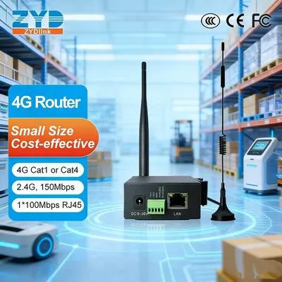 Industrial 4G LTE Router with SIM Card Slot for Remote Monitoring in Mining