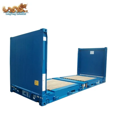 Fixed or Foldable End Flatrack 20FT 40FT Flat Rack Container for Sale
