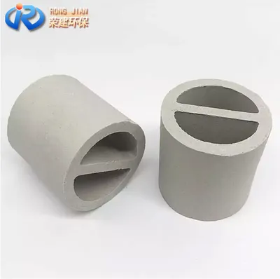 10mm 50mm Ceramic Mini Lessing Rings Ceramic One Partition Ring