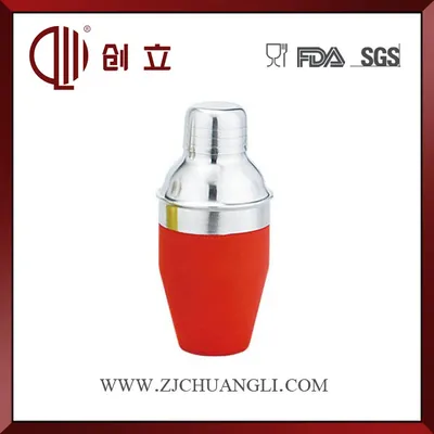 250ml Red Color Cocktail Shaker Custom Mini Shaker