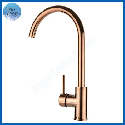 Luxury Best Seller Brass Golden Color Kitchen Sink Water Faucet