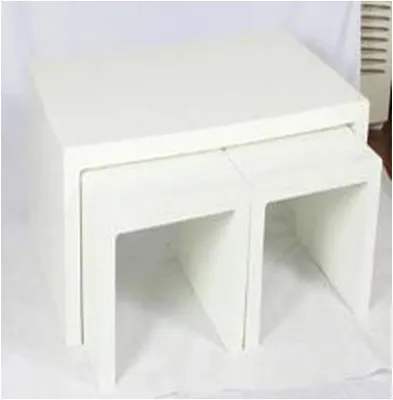 Wooden Footstool Wall Display Cueb Shelves Home Decoration (FY11041)