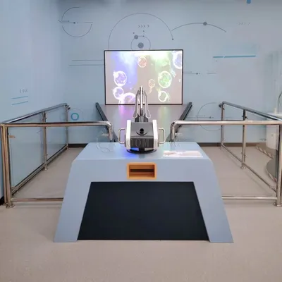 Interactive Science Exhibit Electromagnetic Gun Engaging Stem Learning Experience at Huangpu Development Zone Science Museum Magnetic Field Interactive Device