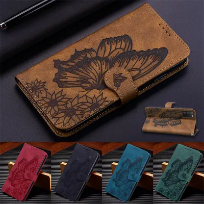 Leather Flip Cover Phone Wallet Book Case Suitable for Various Mobile Phones