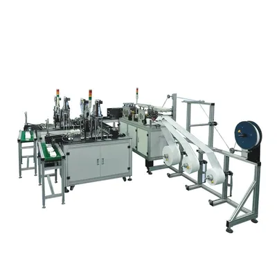 New Mask Production Line 3 Ply Face Mask Production Line Fully Automatic Mask Machine Child Mask Making Machine Mask Surgical Mask Machine