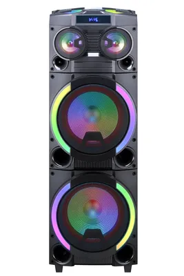 China Supplier Dual 100W Subwoofer Hi-Fi Rechargeable Home Theater Wireless Audio PRO Player Speakers for Party