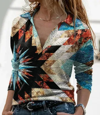 High-Quality Fashion 3D Digital Printing Flower Pattern Customized Women's T-Shirt