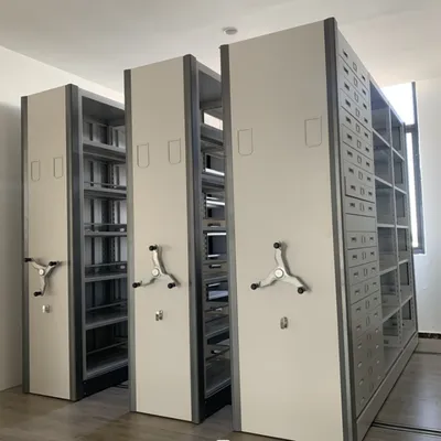 Intelligent Mobile Shelving System Filing Compactor Cabinet/High Density Bookshelf