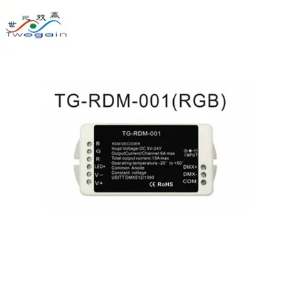 Constant Voltage LED Light Adapter RGB DMX Rdm Decoder Module Controller