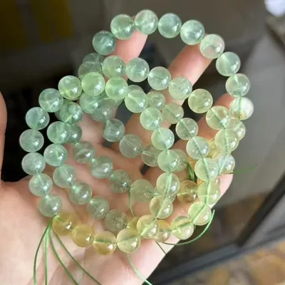 8mm Green Aventurine Gemstone Beaded Bracelet Custom Beads Stretch Crystal Beaded Bracelet