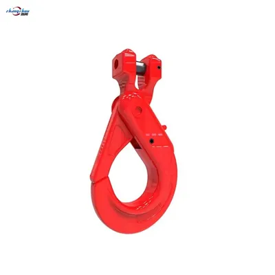Industrial and Durable G80 Italy Type Heavy-Duty Clevis Self-Locking Hook for Rigging