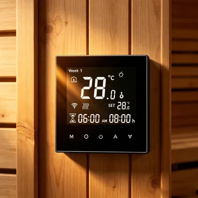 Dry Steam Sauna Controller with External Sauna Controller Panel for Sauna Heater Controller and Sauna Stove