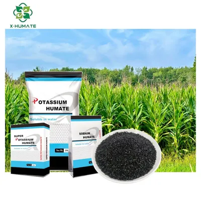 Factory Price Potassium Fulvate/Potassium Humate Fulvic Acid Flake