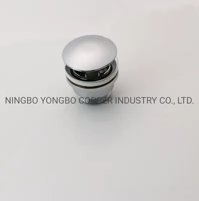 Pop-up Brass Round Basin Drain 
