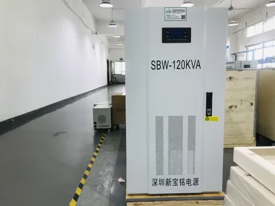 Power Auxiliary Equipment 3 Phase 380V/415V 146 AMP SBW-120kVA Automatic Voltage Regulator for Band Saw Machine