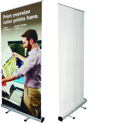 Hot Sale Aluminum Roll-up Banner Good Quality Display Stand for Exhibition Meeting