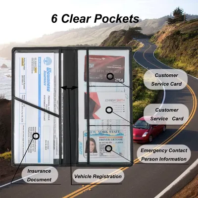 Essential Magnetic File Wallet for Cars