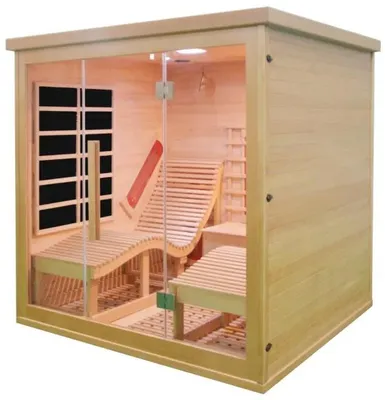 Luxury Lying Down Far Infrared Sauna Room Sauna House with Recliner Seats