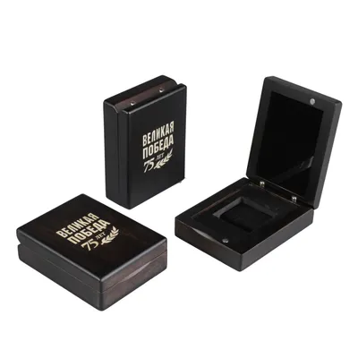 Zhihewood Handmade Timber Coin Box Portable Black Gold Design Guangdong Origin Custom Orders Accepted