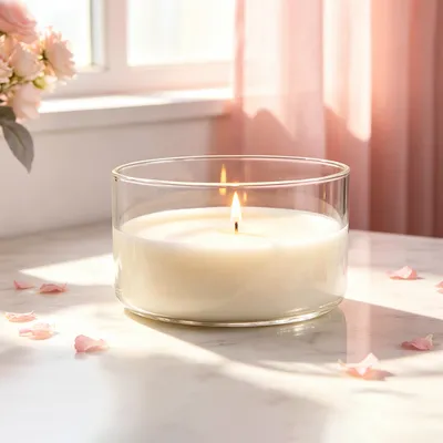 Customized Sizes Heat Resistant Glass Cylinder Candle Holder Candles Containers
