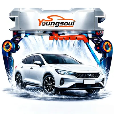24 Hour Unmanned Touchless Car Wash Machine Automatic Contactless Car Washing Machine for Car Markets