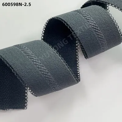 High Quality Nylon Tooth Flower Edge Shoulder Strap Twill Jacquard Elastic Band