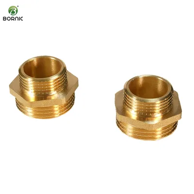 High Quality OEM ODM Brass Fitting Screw Fitting Thread Brass Bushing Fitting