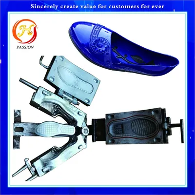 Jinjiang Mold Factory PVC Double Color Shoe Mould with Crystal Upper