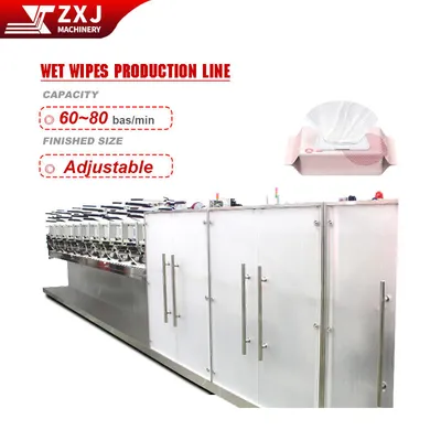 Fully Automatic Baby Wipes Production Line for 30-120 Pieces
