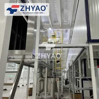 Powder Coating Painting Spraying System of Metal Highway Guardrails