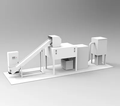 Waste Paper File Document Recycling Line