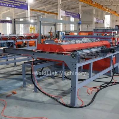 Automatic Fence Mesh Welding System with Smart Bending Control in Stock