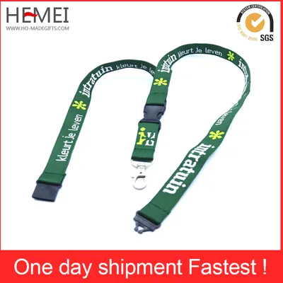 Ribbon Customized Fashion Flat Weave Lanyard