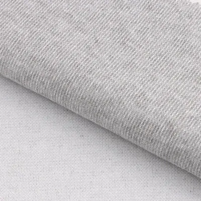 93.5%T 3.6%VI 2.9%Sp Knitted Velvet Fleece Fabric Men's 3/4 Sleeve Shirt